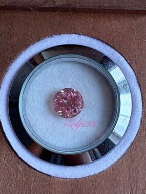 Lab grown 2.72 carat round pink sapphire